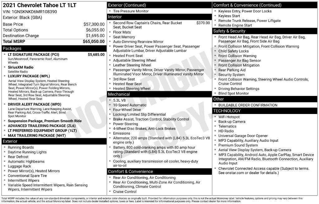 Used 2021 Black Chevrolet LT image 29