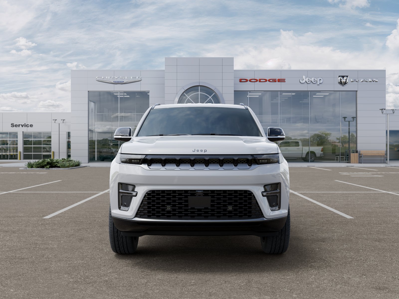 New 2026 Bright White Clear-Coat Exterior Paint Jeep  image 34