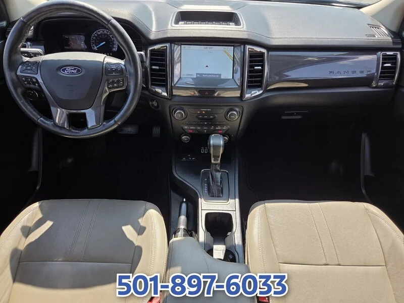 Used 2020 White Platinum Clearcoat Metal FORD LARIAT 2WD SUPERCREW 5