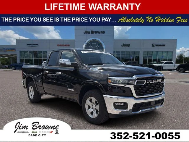 New 2026 Diamond Black Crystal Pearl-Coat Exterior Paint RAM Big Horn/Lone Star image 1