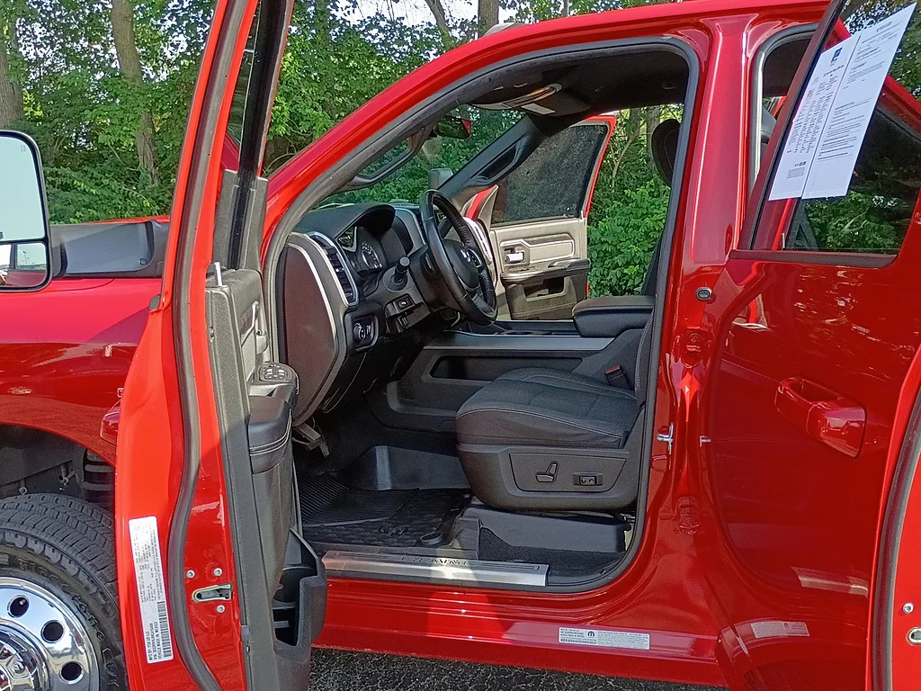Used 2022 Flame Red Clear Coat Ram Lone Star image 12
