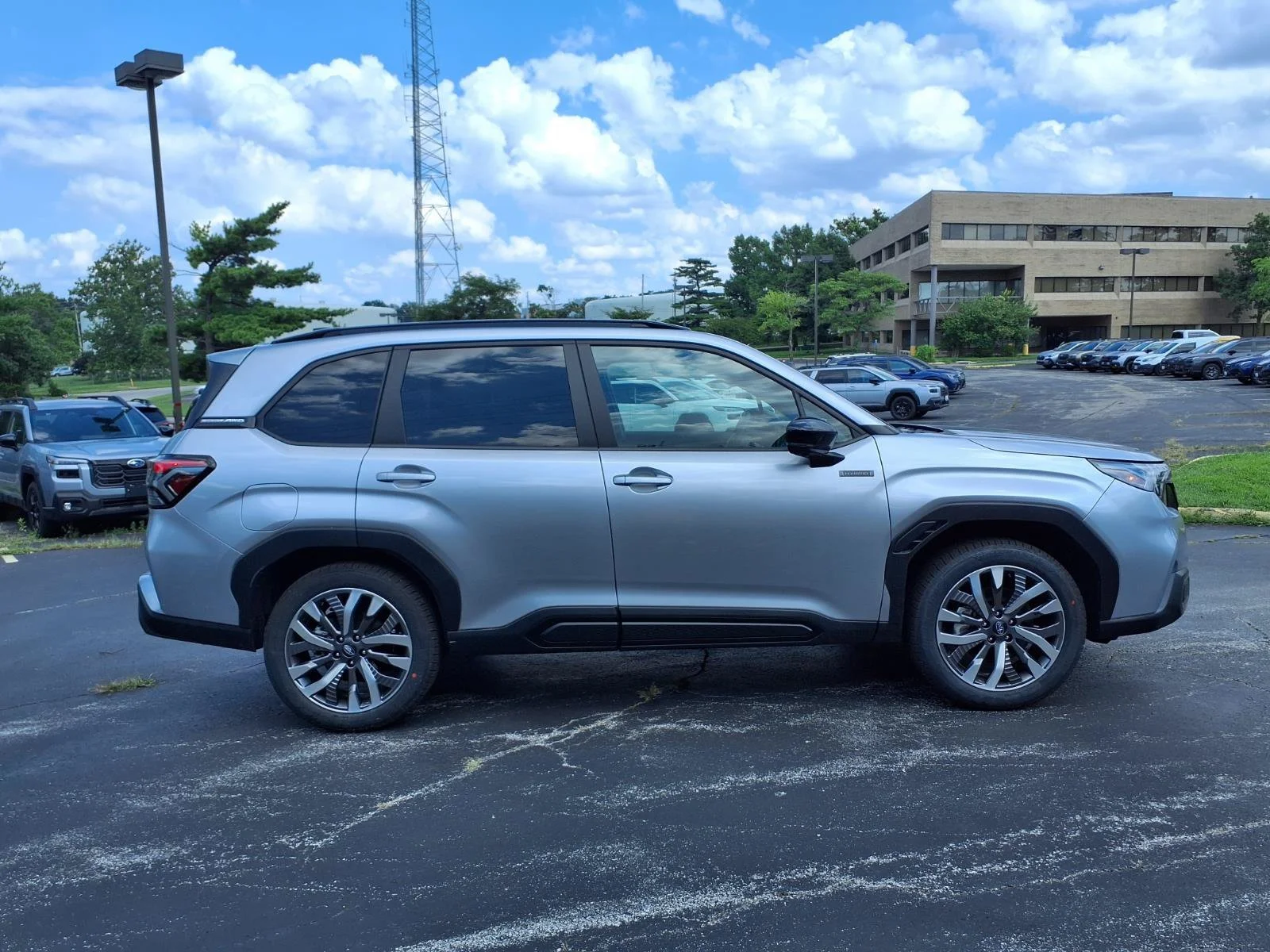 New 2026 Ice Silver Metallic Subaru Touring Hybrid image 2