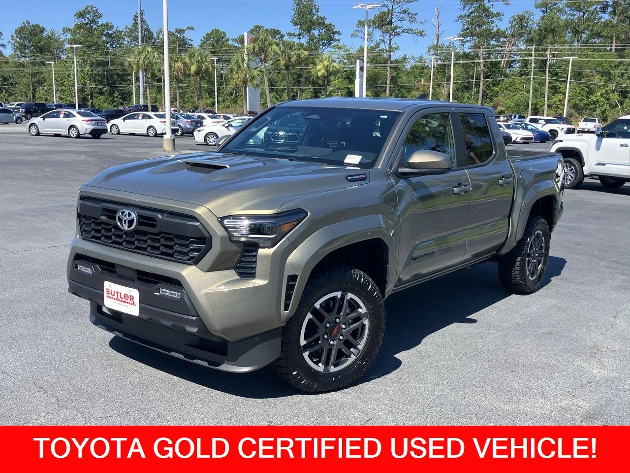 Certified Used 2025 Brown (Bronze Oxide) Toyota TRD Sport Hybrid Double Cab image 1