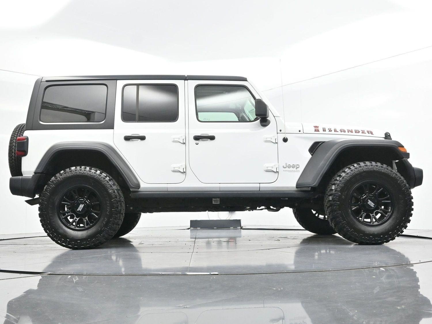 Used 2021 Bright White Clearcoat Jeep Unlimited Islander image 50