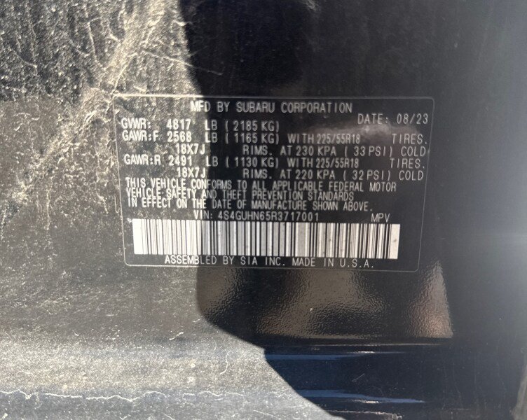 Used 2024 Black Subaru Limited image 37