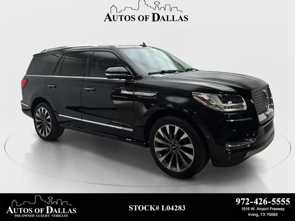 Used 2020 Black Lincoln Reserve NAV,CAM,PANO,CLMT STS,BLIND SPOT,3RD ROW image 1