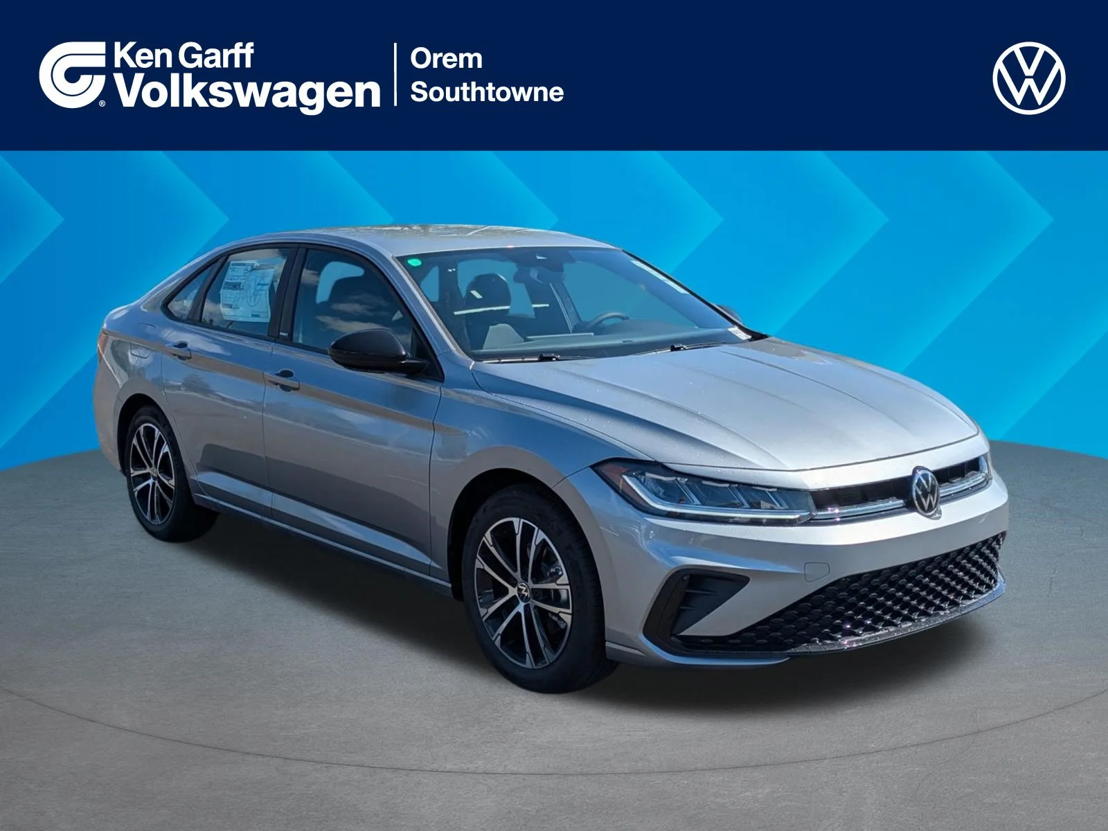 New 2026 Pyrite Silver Metallic Volkswagen SE image 1