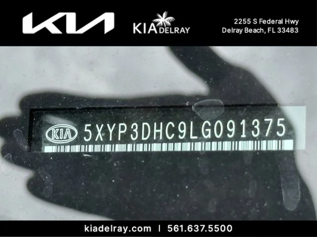 Used 2020 Black Kia EX image 5