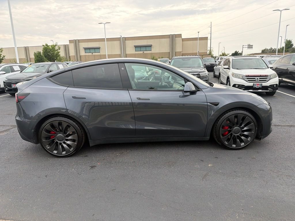 Used 2022 Gray Tesla Performance image 8