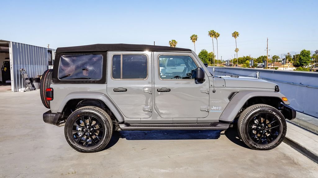 Used 2023 Gray Clearcoat Jeep Sahara 4xe image 13