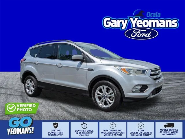 Used 2018 Ingot Silver Ford SE image 1
