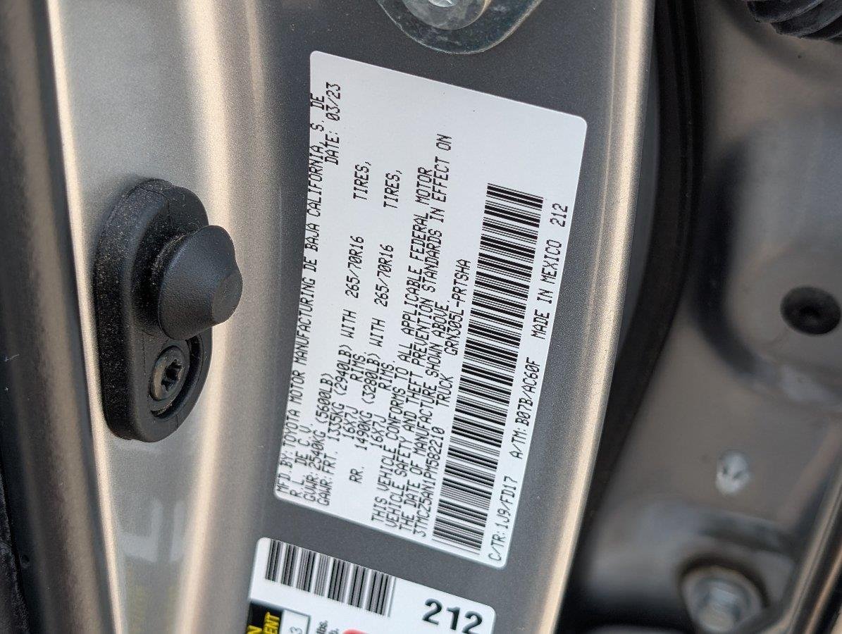 Used 2023 Celestial Silver Metallic Toyota TRD Off Road image 15