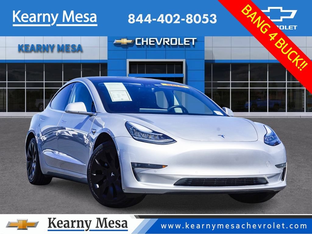 Used 2018 Gray Tesla Long Range image 1