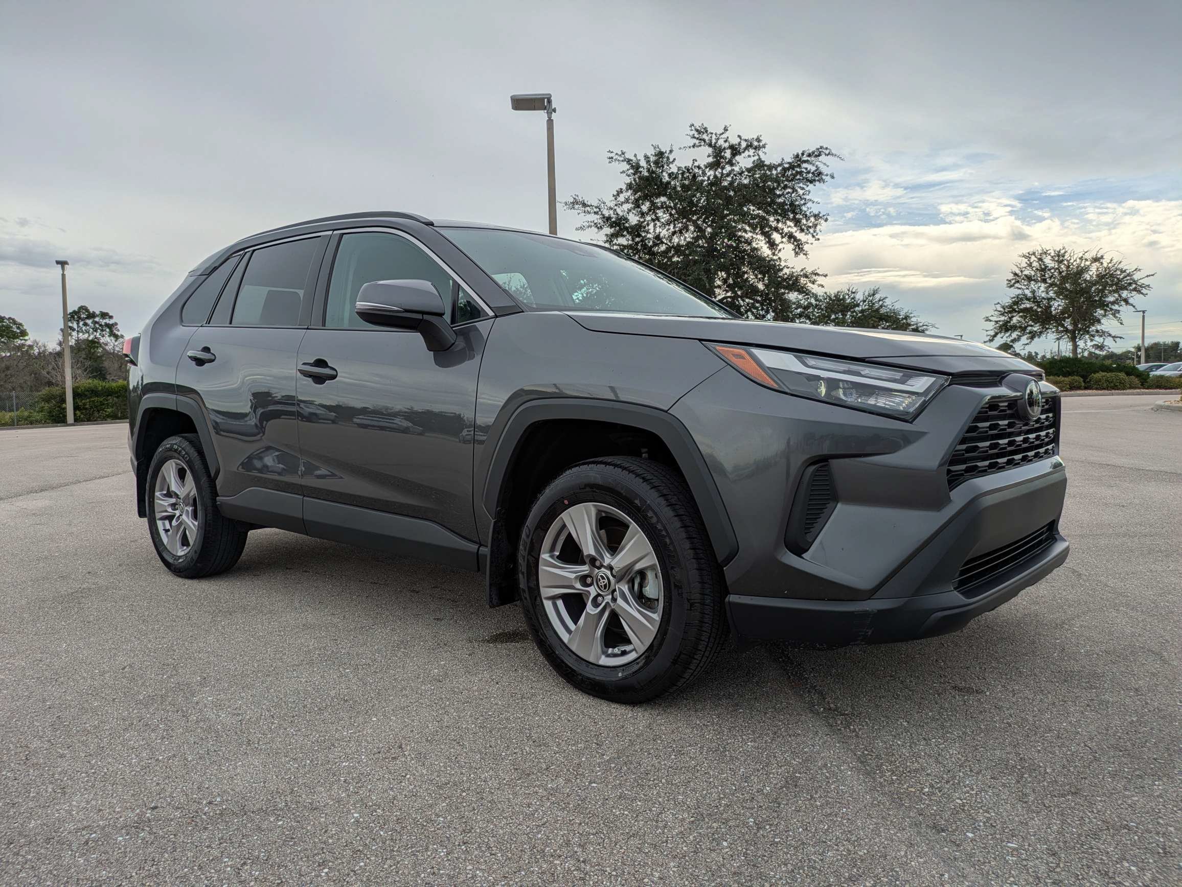 Used 2025 Magnetic Gray Metallic Toyota XLE image 2