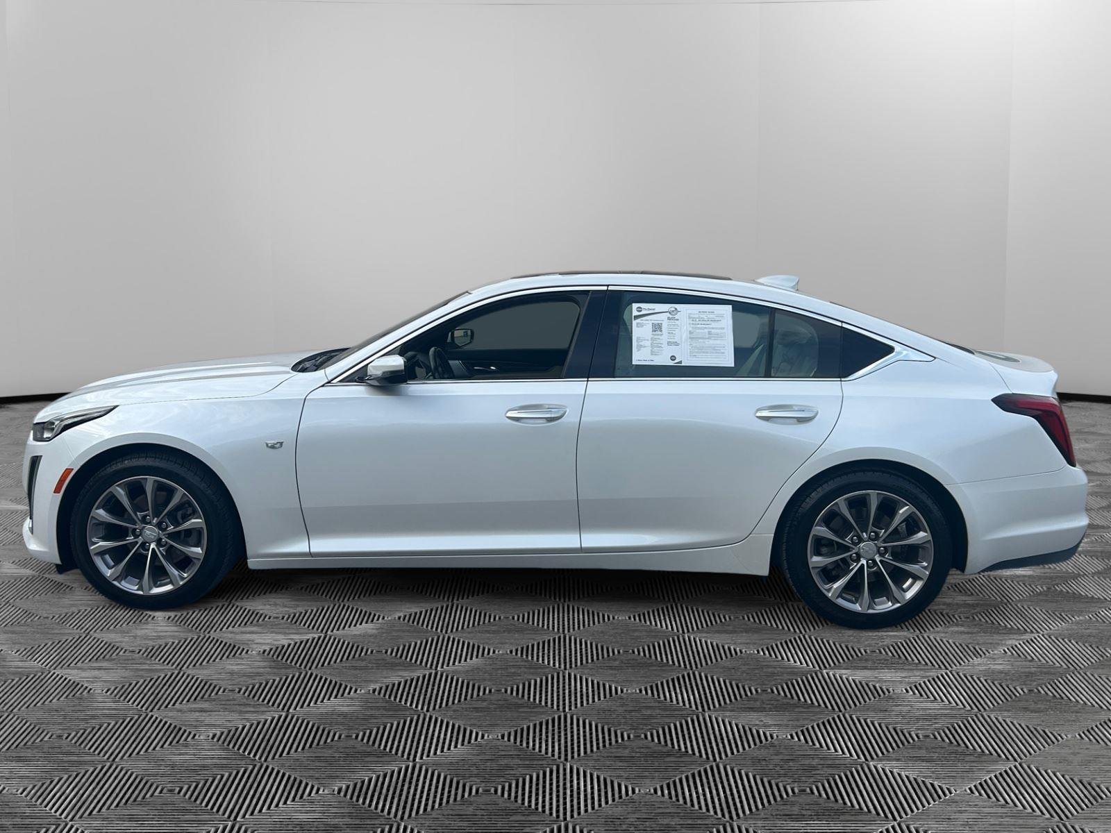 Used 2020 Crystal White Tricoat Cadillac Premium Luxury image 2