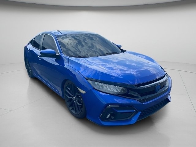 Used 2020 Aegean Blue Metallic Honda Si image 5