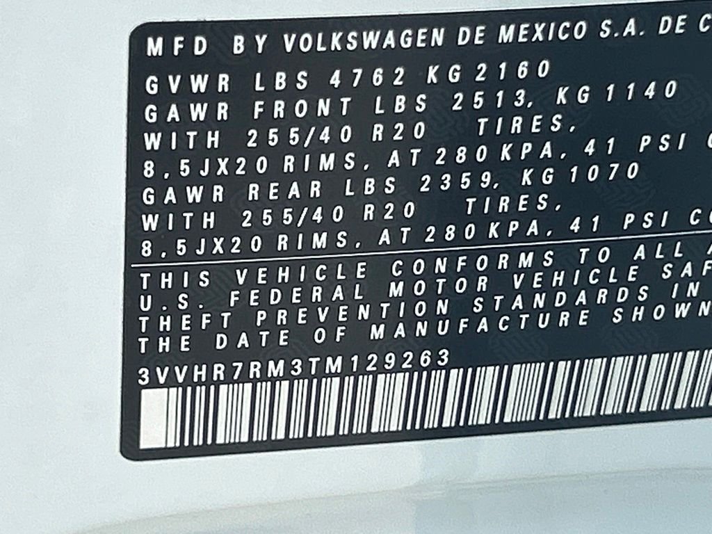 New 2026 White/off-white Volkswagen 2.0T SE R-Line Black image 57