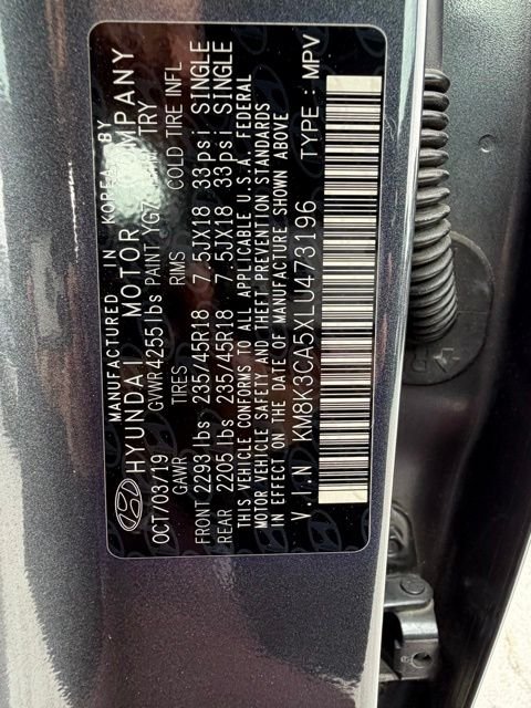 Used 2020 Gray Hyundai Limited image 32