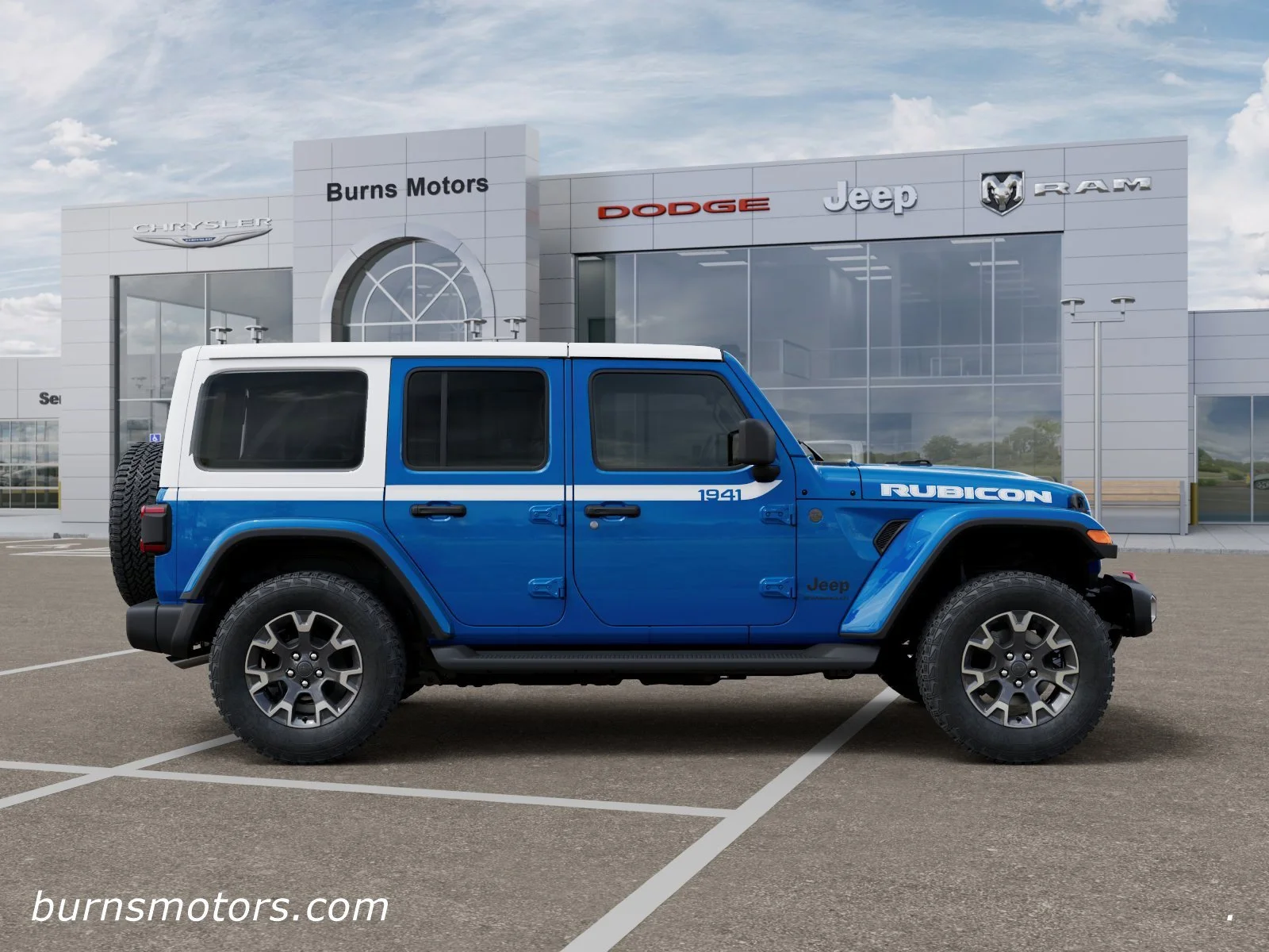 New 2026 Hydro Blue Pearl-Coat Exterior Paint Jeep Sahara 4-Door image 21