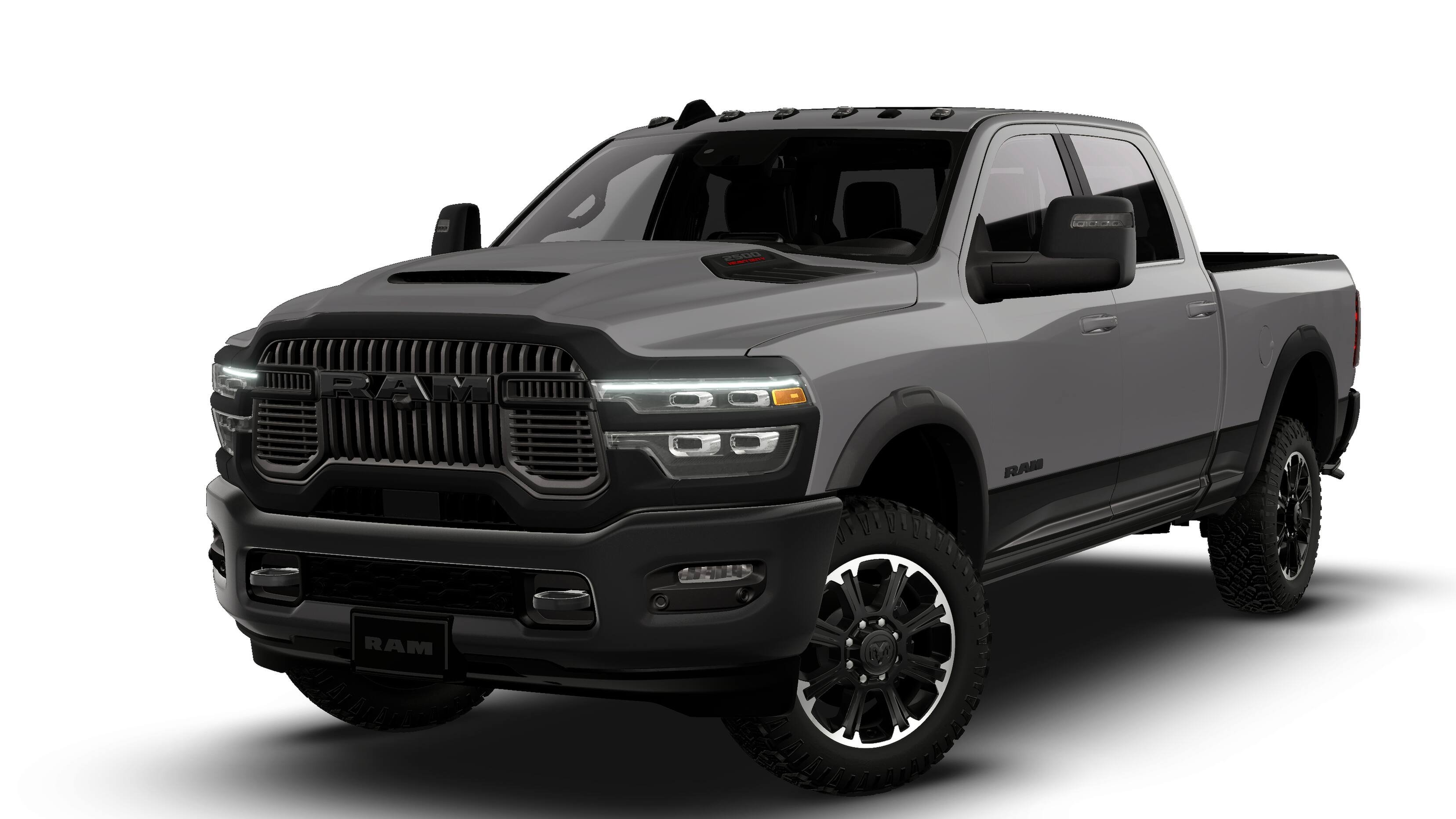 New 2026 Ceramic Gray Clear-Coat Exterior Paint RAM Rebel image 13