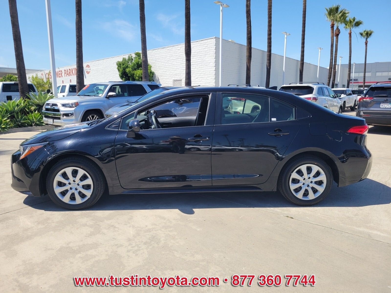 Certified Used 2024 Black Toyota LE image 7