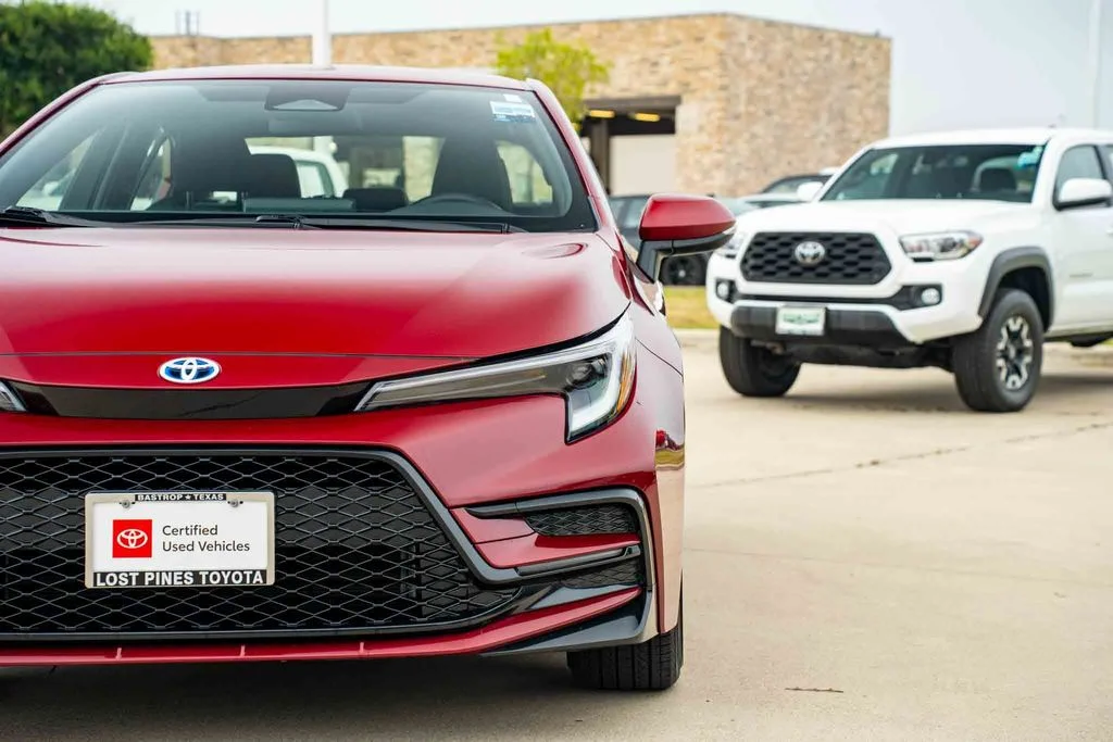 Certified Used 2025 Red Toyota SE image 8