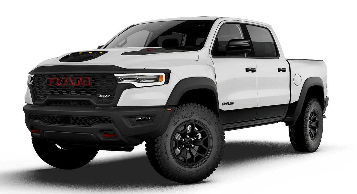 New 2027 Bright White Clear-Coat Exterior Paint RAM TRX image 1