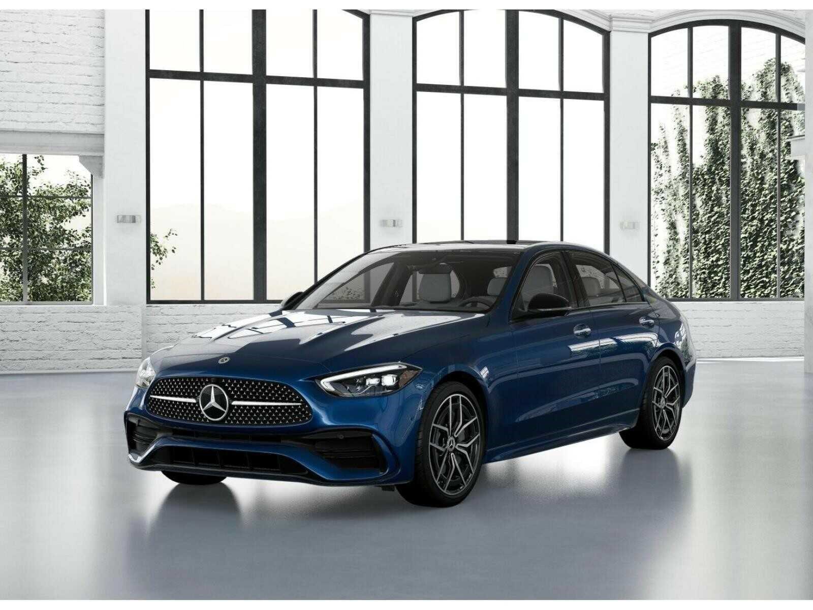 New 2026 Starling Blue Metallic Mercedes-Benz C 300 4D Sedan image 41