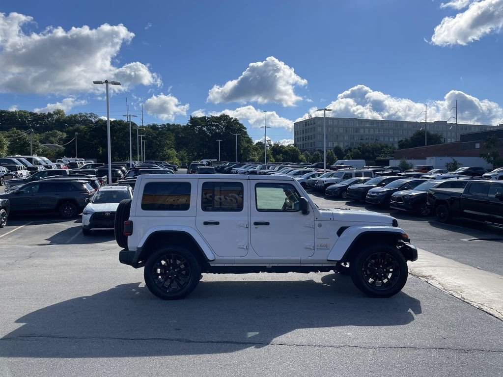 Certified Used 2024 White Jeep Sahara 4xe image 7