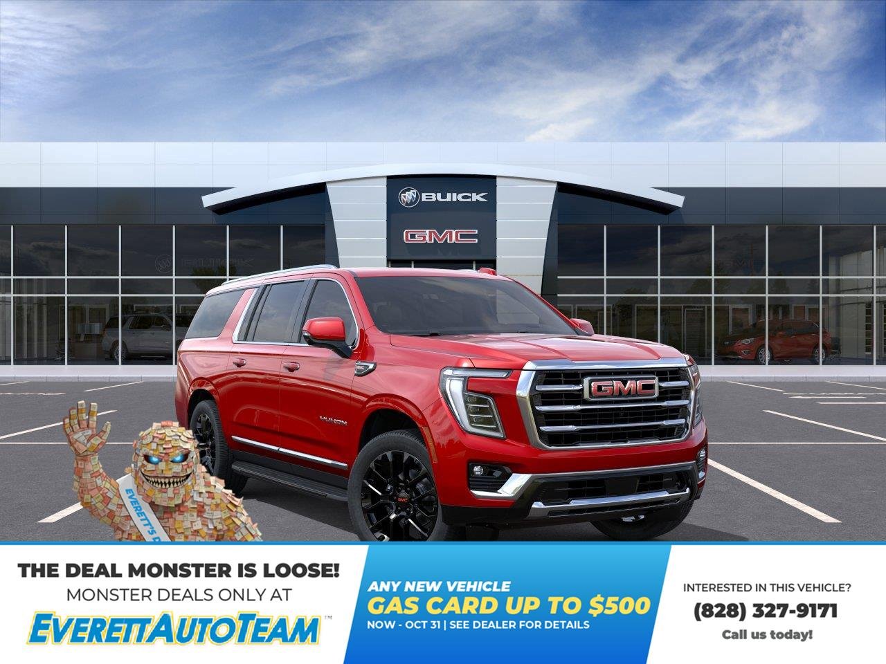 Volcanic Red Tintcoat 2026 GMC Yukon XL SUV / Crossover Four-Wheel Drive Automatic