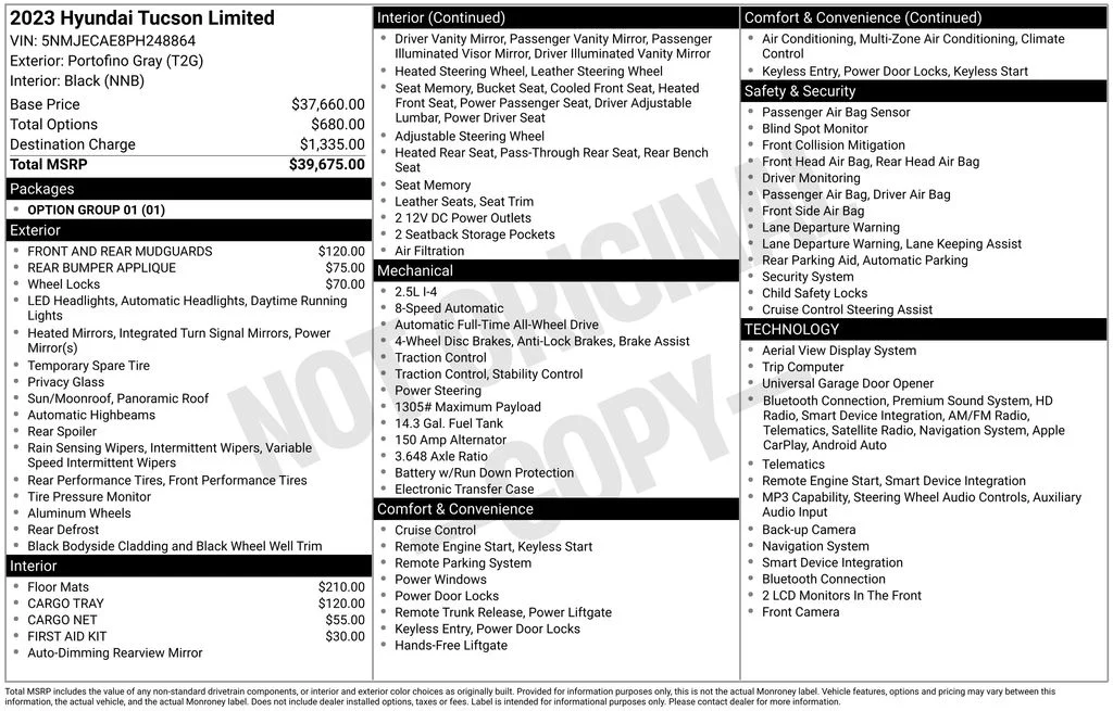 Used 2023 Gray Hyundai Limited image 17