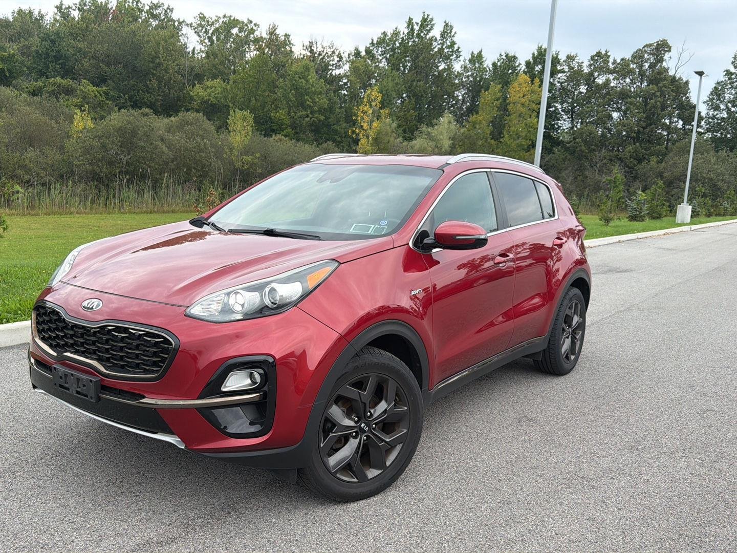 Used 2020 Hyper Red Kia S image 7