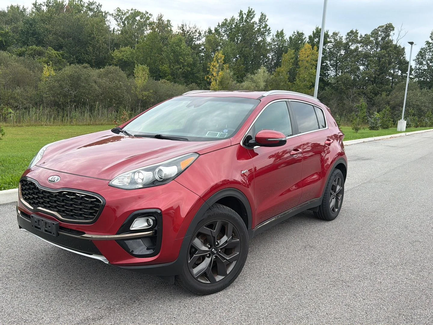 Used 2020 Hyper Red Kia S image 7