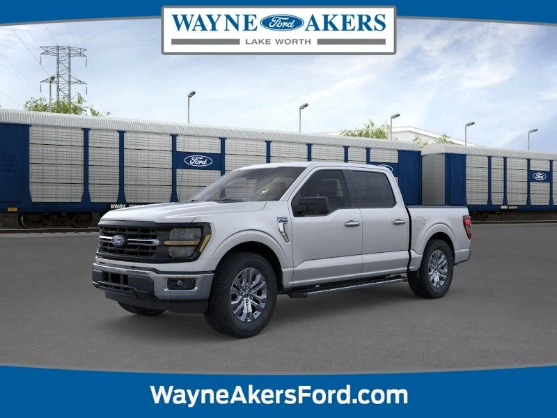 New 2026 Iconic Silver Metallic Ford XLT image 1