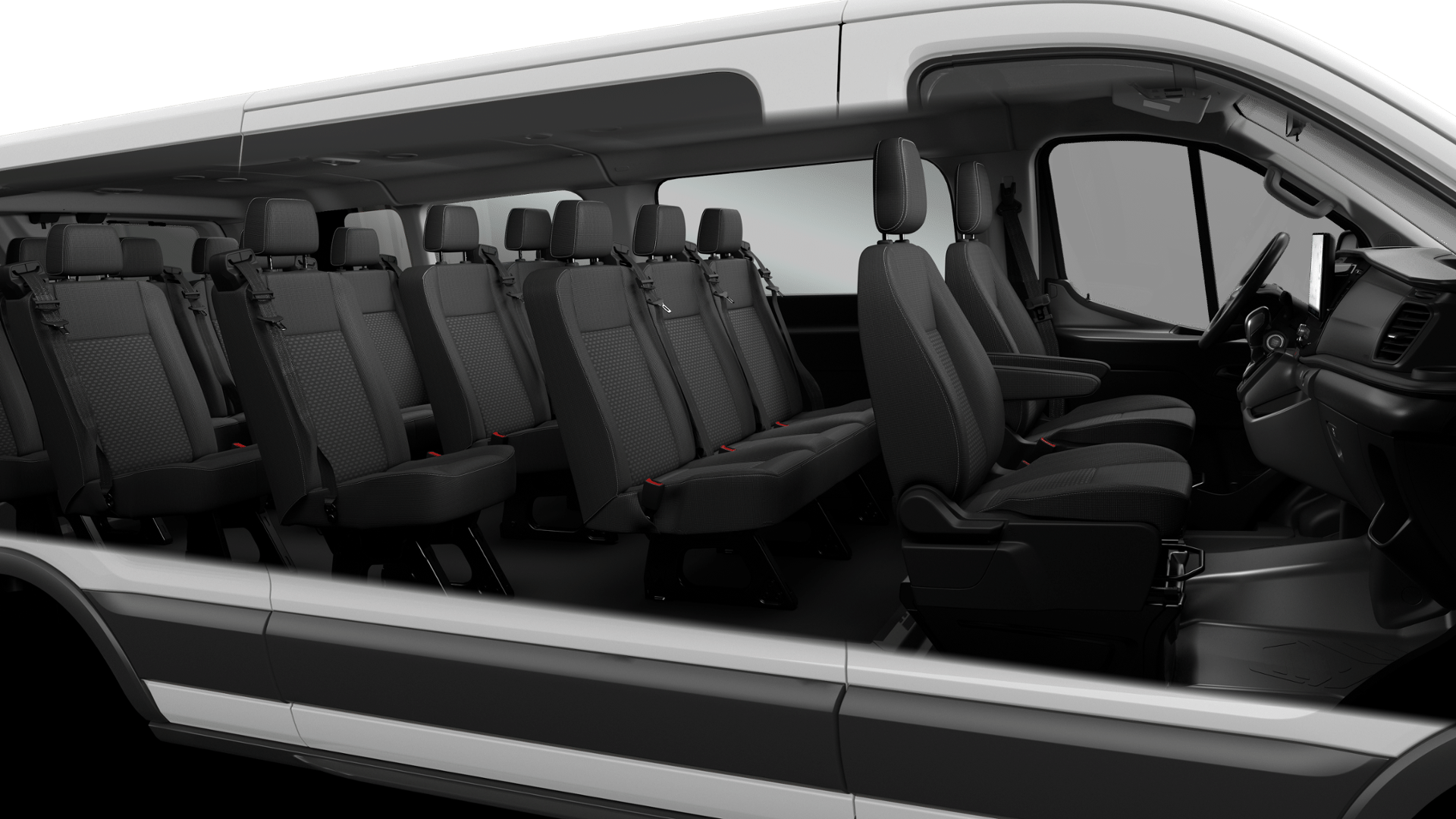 New 2027 Oxford White Ford Passenger Van XL image 6