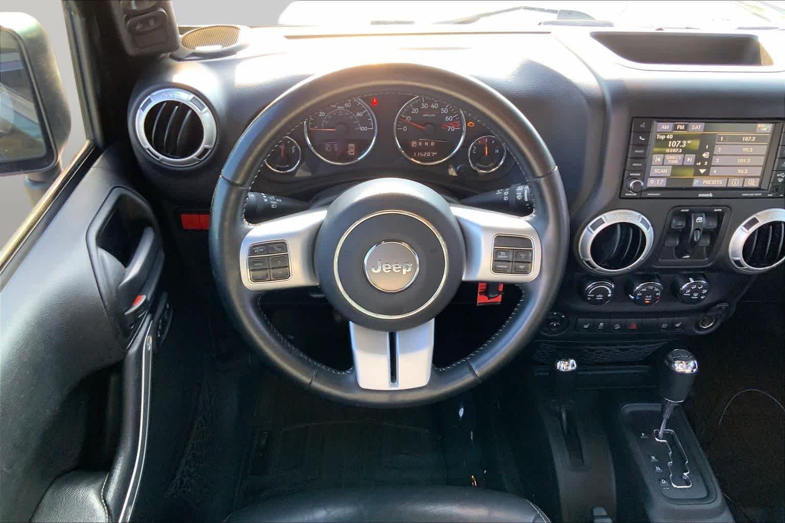 Used 2017 Black Clearcoat Jeep Rubicon Hard Rock image 5
