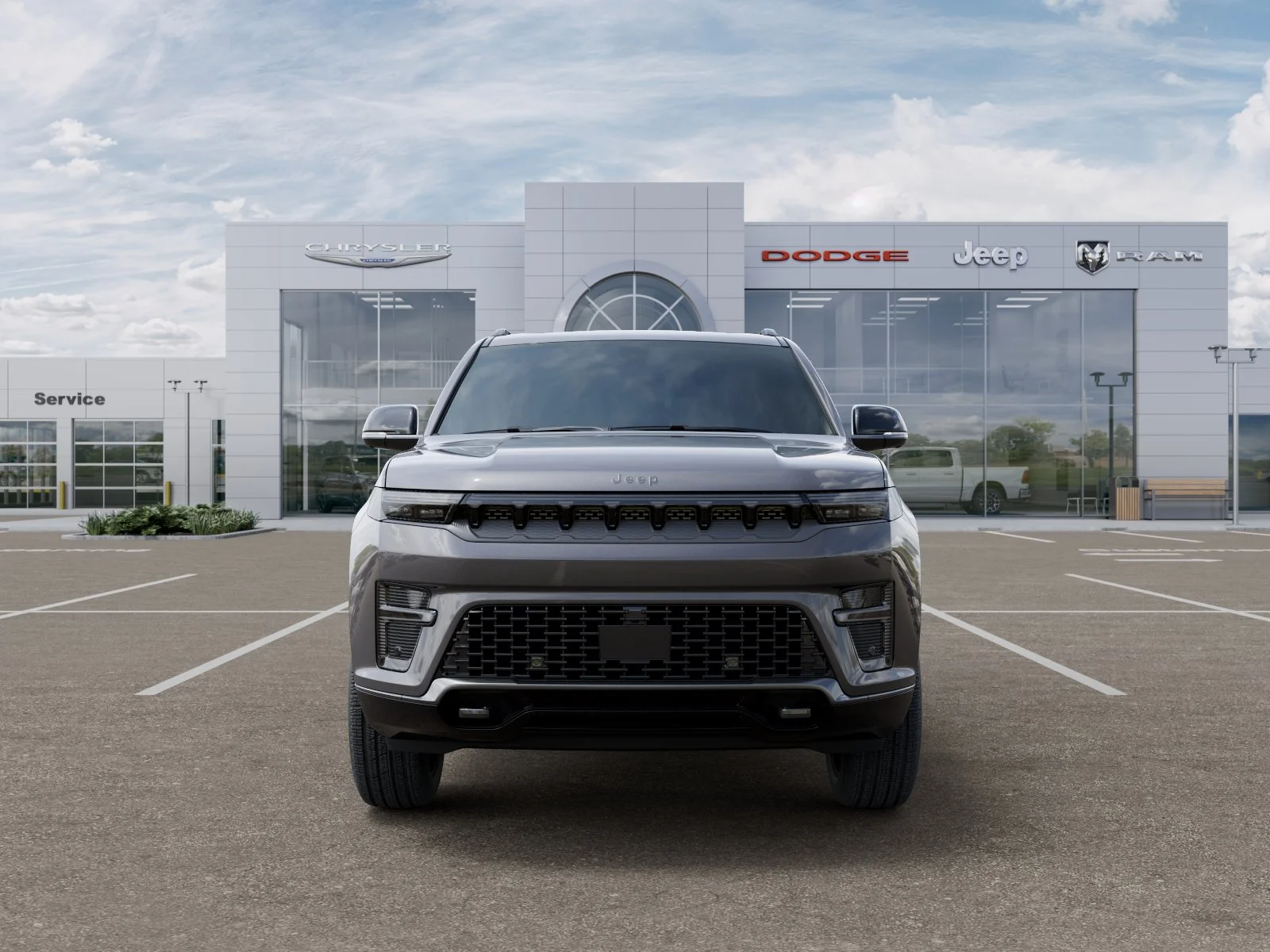 New 2026 Baltic-Gray Metallic Clear-Coat Exterior Paint Jeep Limited Reserve image 33