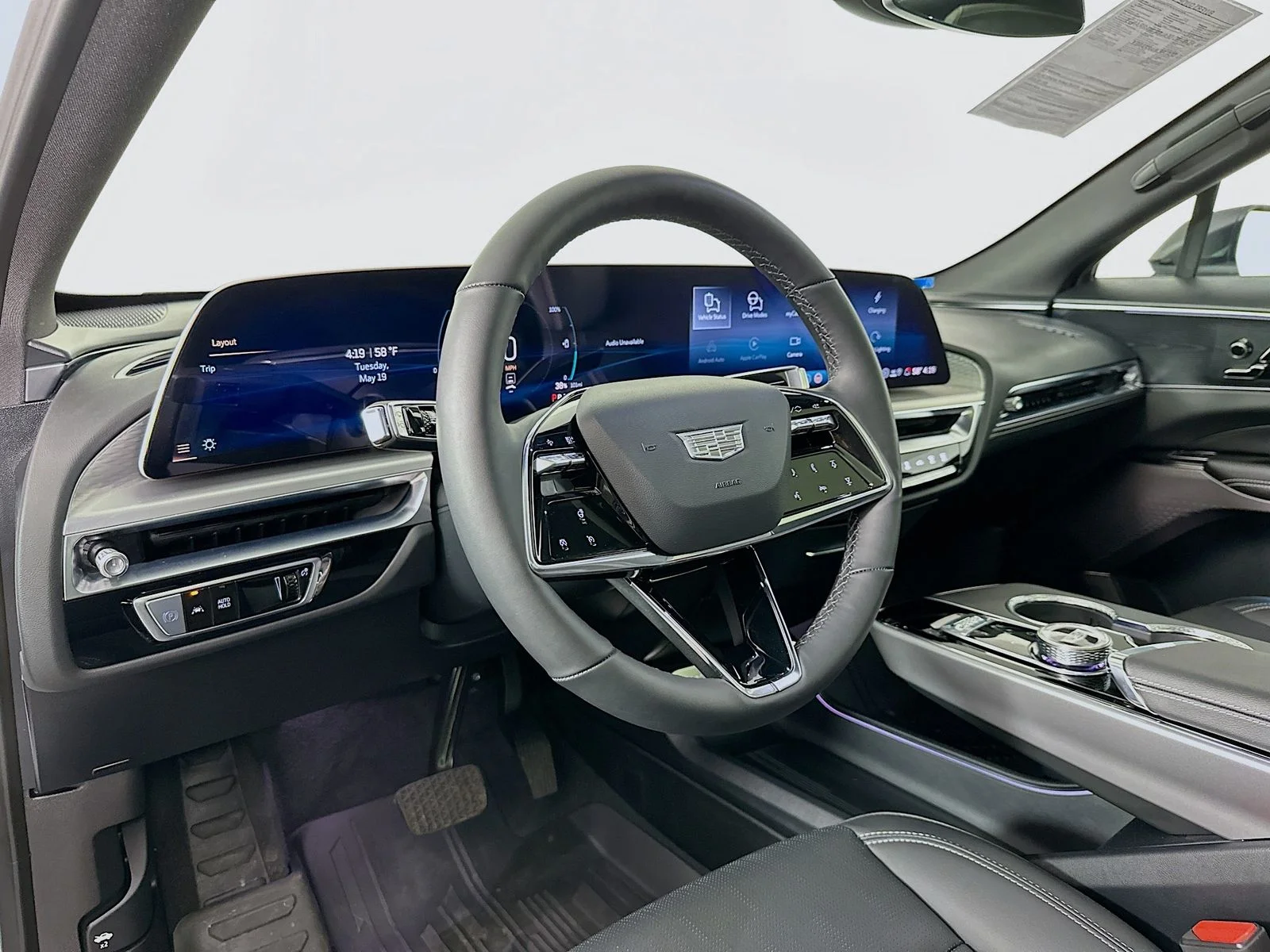 Used 2025 Crystal White Tricoat Cadillac Sport image 9