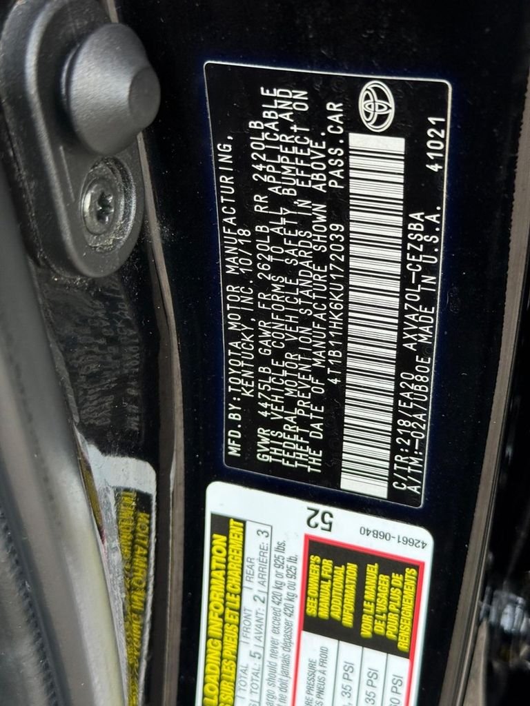 Used 2019 Midnight Black Metallic Toyota SE image 31