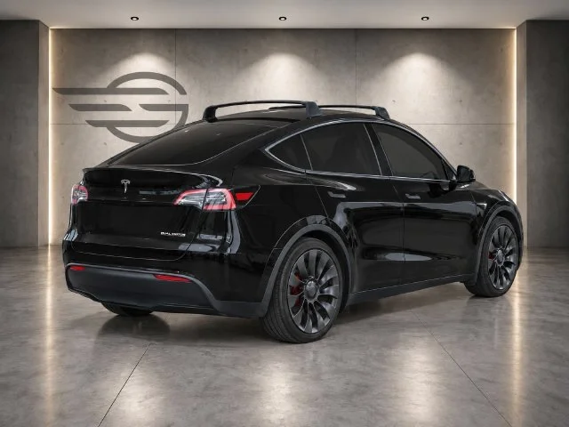 Used 2023 Solid Black Tesla Performance image 6