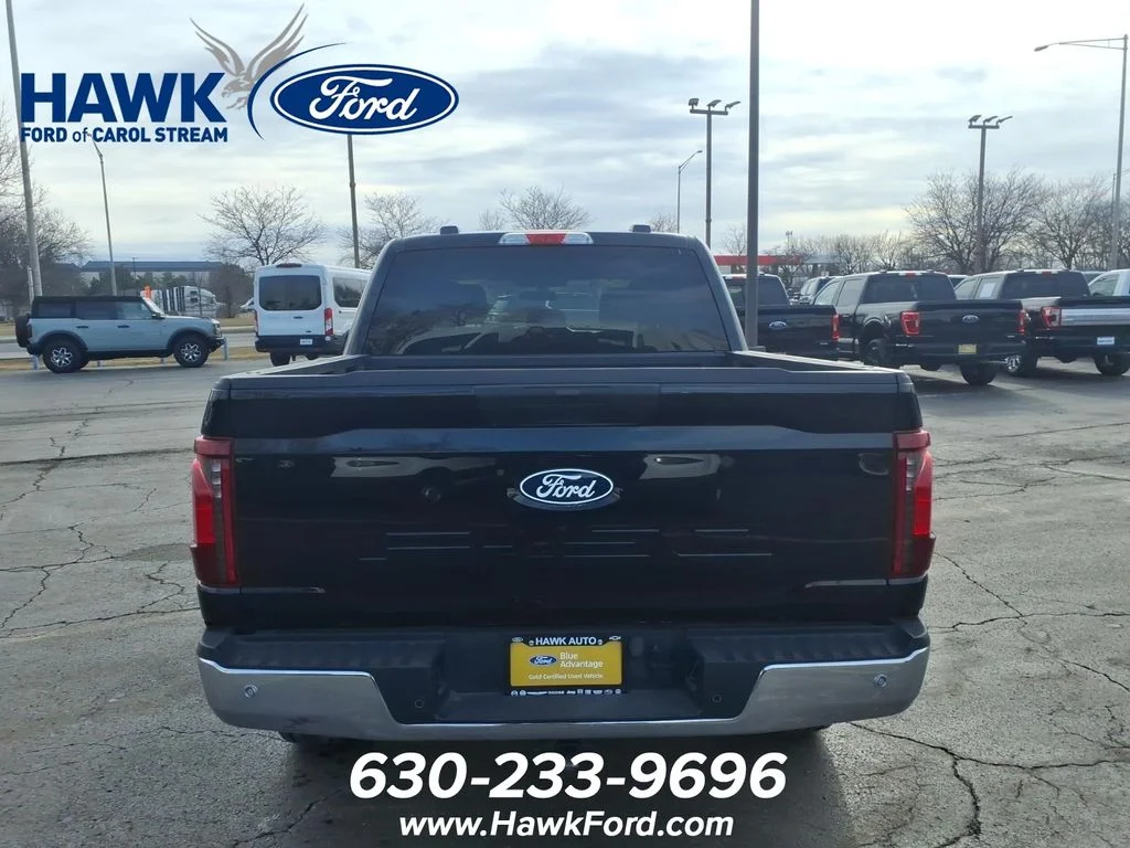Certified Used 2025 Black Metallic Ford XLT image 6