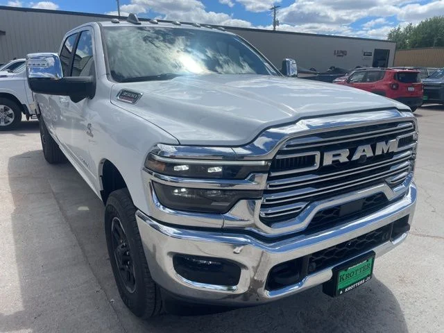 New 2026 Bright White Clear-Coat Exterior Paint RAM Laramie image 2