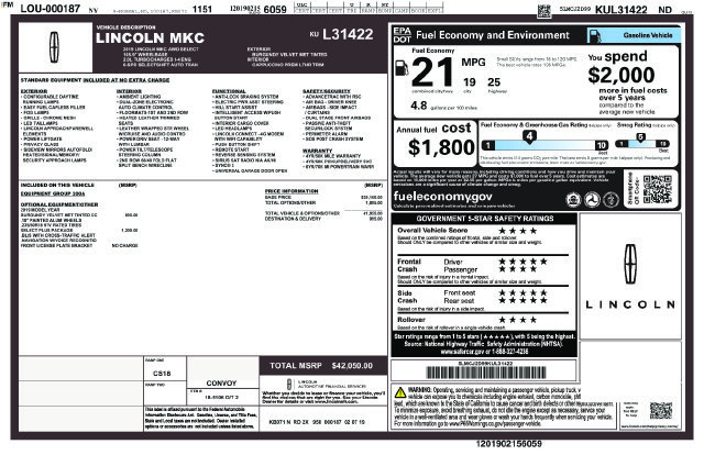 Used 2019 Burgundy Lincoln Select image 9