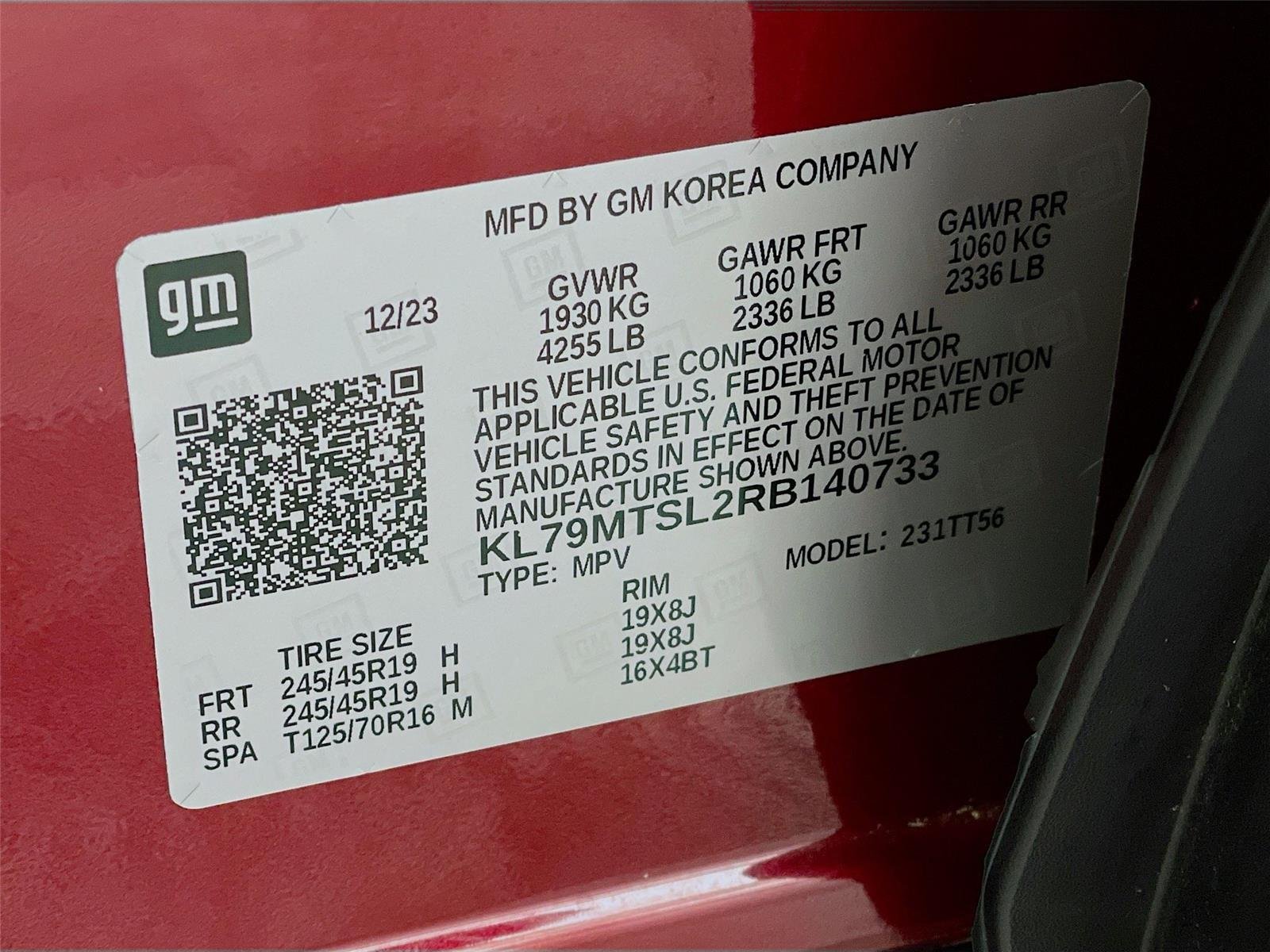 Used 2024 Crimson Metallic Chevrolet RS image 34