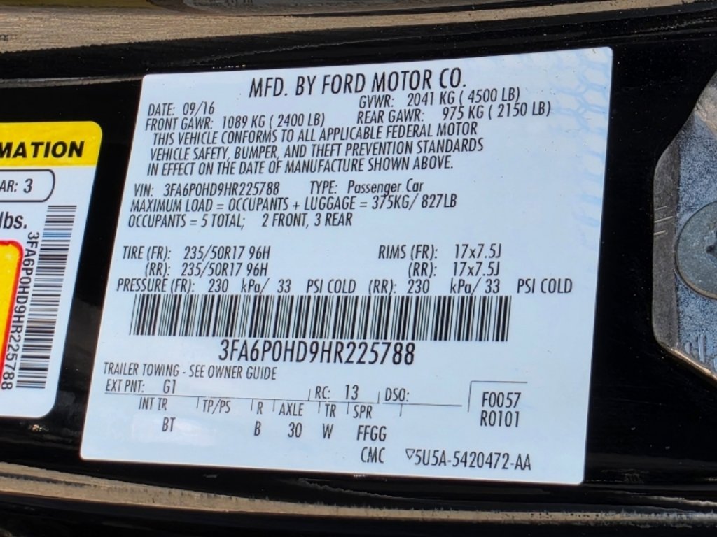Certified Used 2017 Shadow Black Ford SE image 35