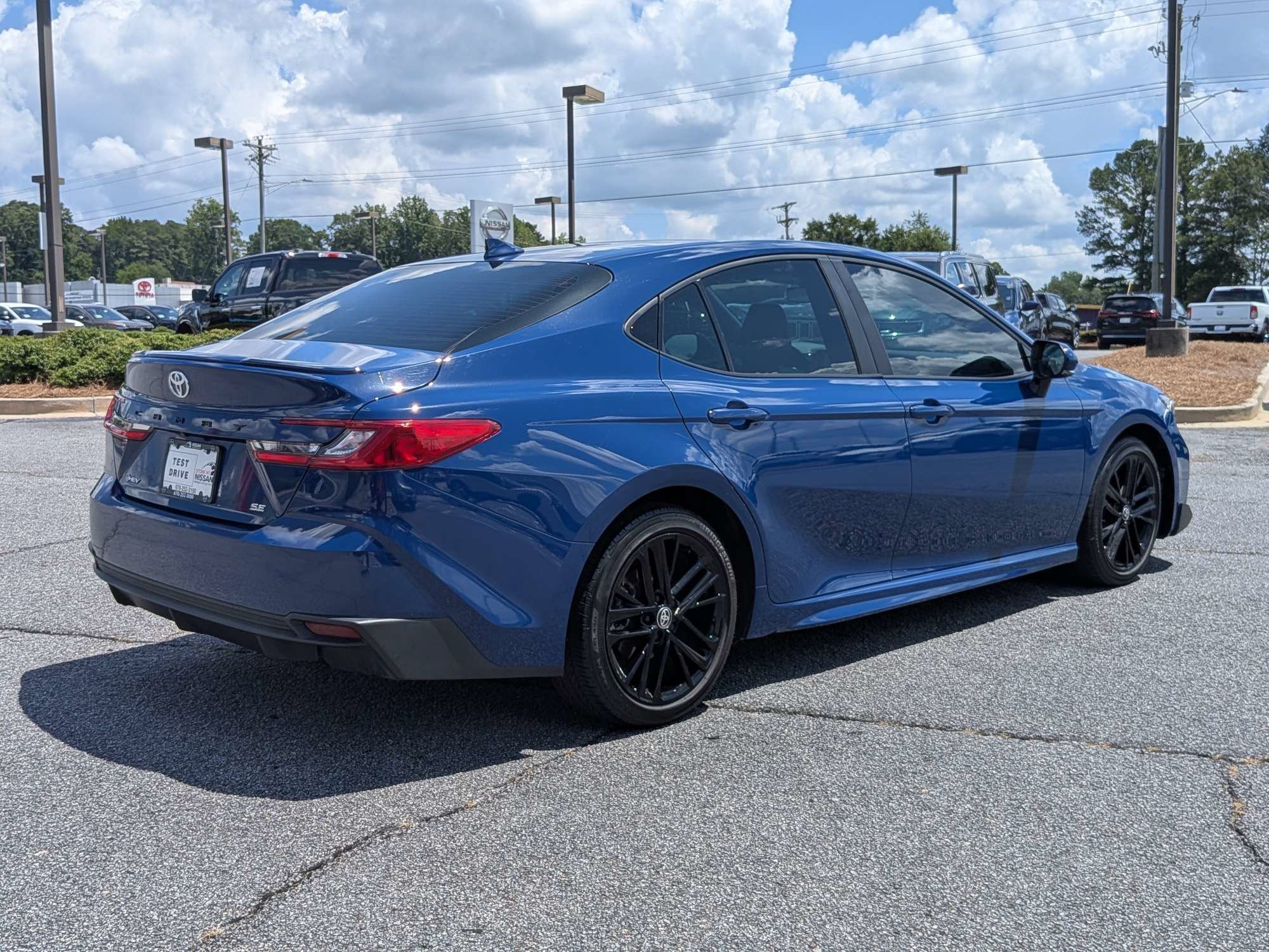 Used 2025 Blue Toyota SE image 3