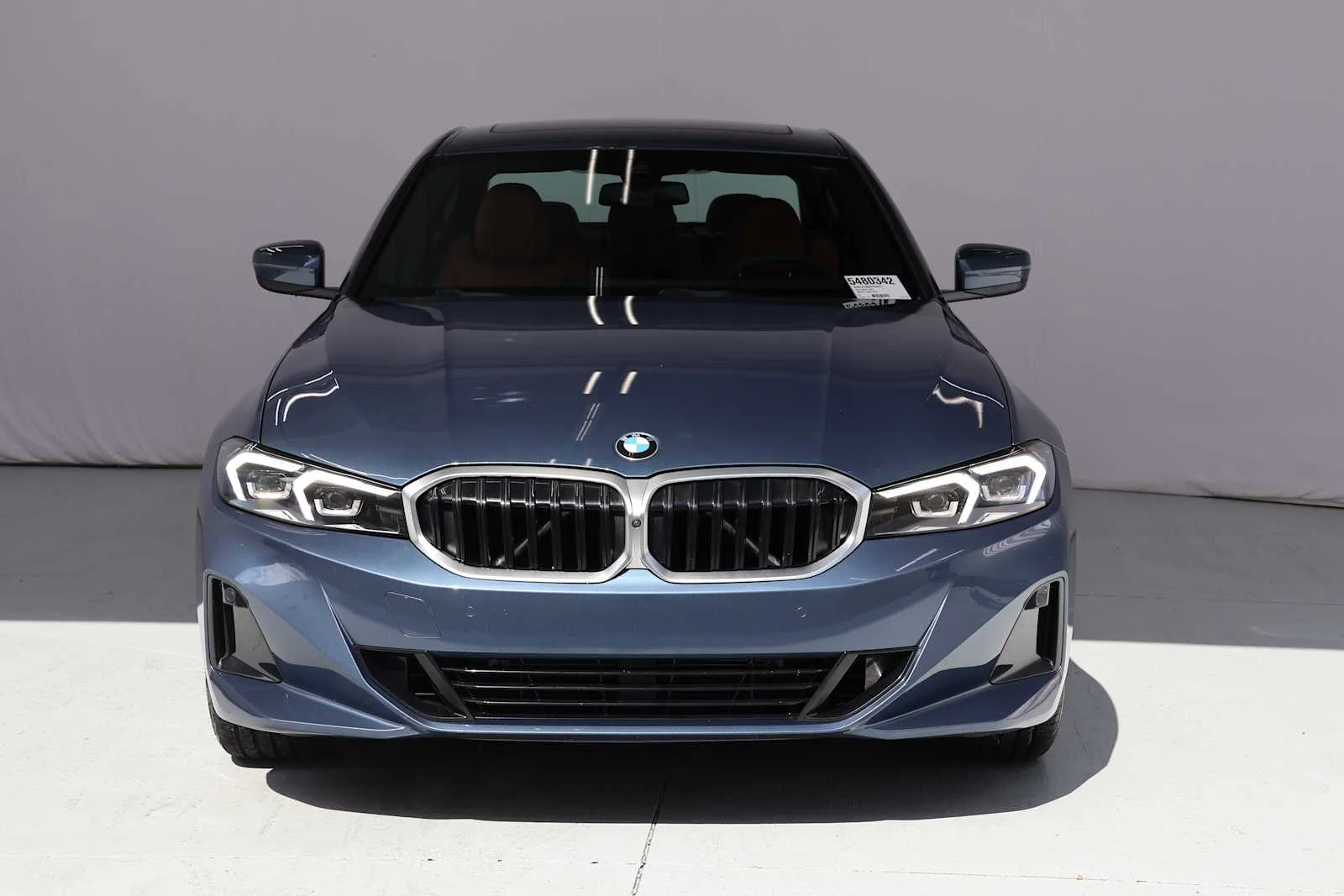 Certified Used 2025 Arctic Race Blue metallic BMW 330i image 2