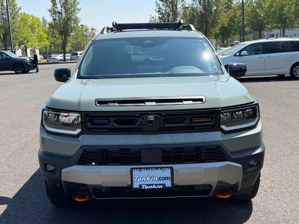 New 2026 Ash Green Metallic Honda TrailSport Elite Blackout image 3
