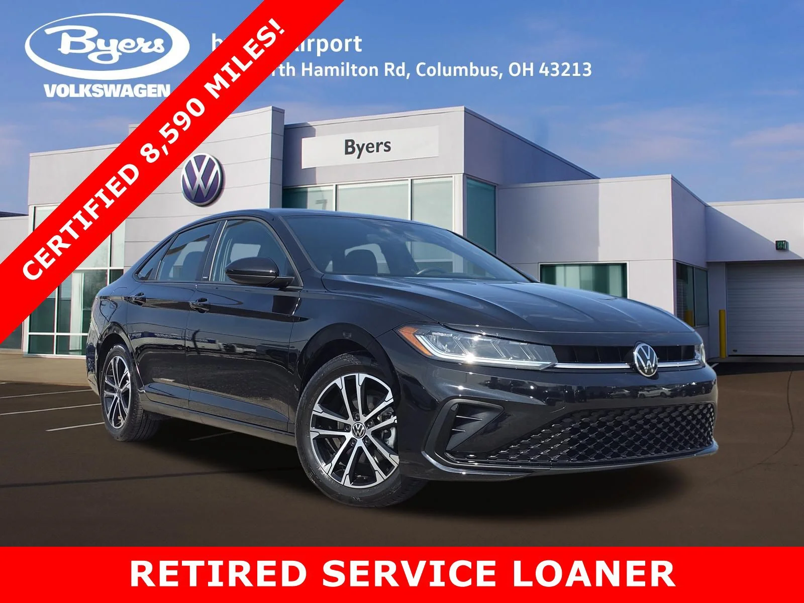 Used 2026 Deep Black Pearl Volkswagen Sport image 1