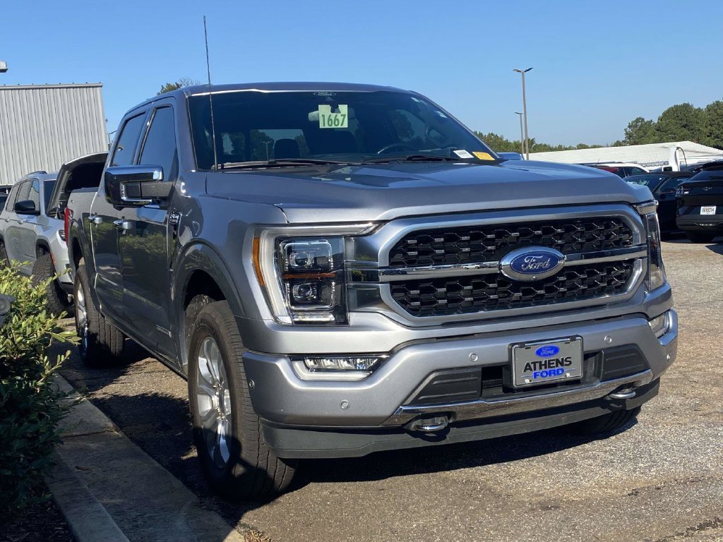 Used 2022 Silver Metallic Ford Platinum image 1